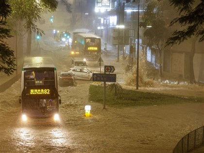 香港出現百年一遇雨災 專家：與全球暖化有關