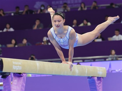 亞運丁華恬平衡木摘銅 台灣體操女將第一人