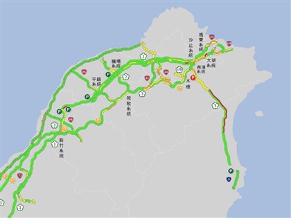 午後國5北向壅塞 頭城路段車速一度僅4公里