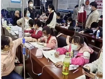 中國流感黴漿菌病例激增 病童住院吊點滴做功課