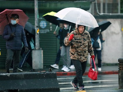 明全台有機會降雨 下波冷氣團24日報到25日清晨最冷