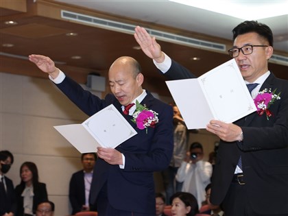 韓國瑜宣誓就職立法院長：啟動國會改革、不使用警察權