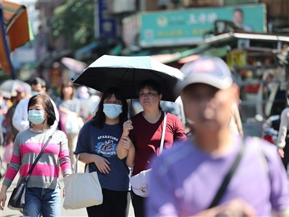 各地多雲到晴 中南部高溫上看32度