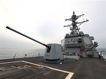 美國海軍：美軍艦芬恩號3/5由南向北通過台海