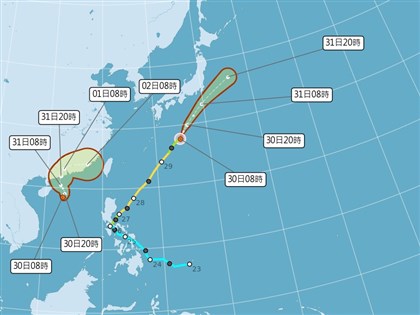 颱風馬力斯可能生成 朝中國東南方移動