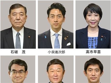 自民黨總裁選舉 小泉進次郎民調居冠��石破茂次之