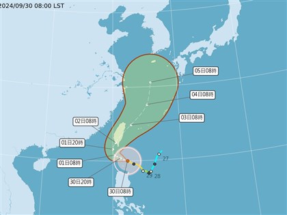 山陀兒來襲 東部及北部、屏東山區防豪雨以上強降雨