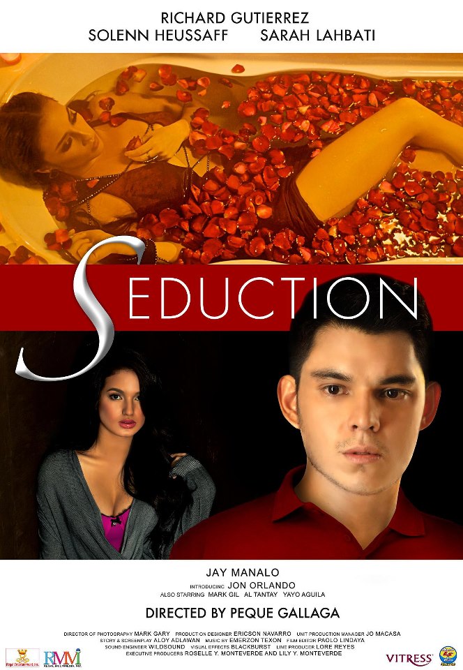 Richard Gutierrez, Sarah Lahbati, and Solenn Heussaff in Seduction (2013)