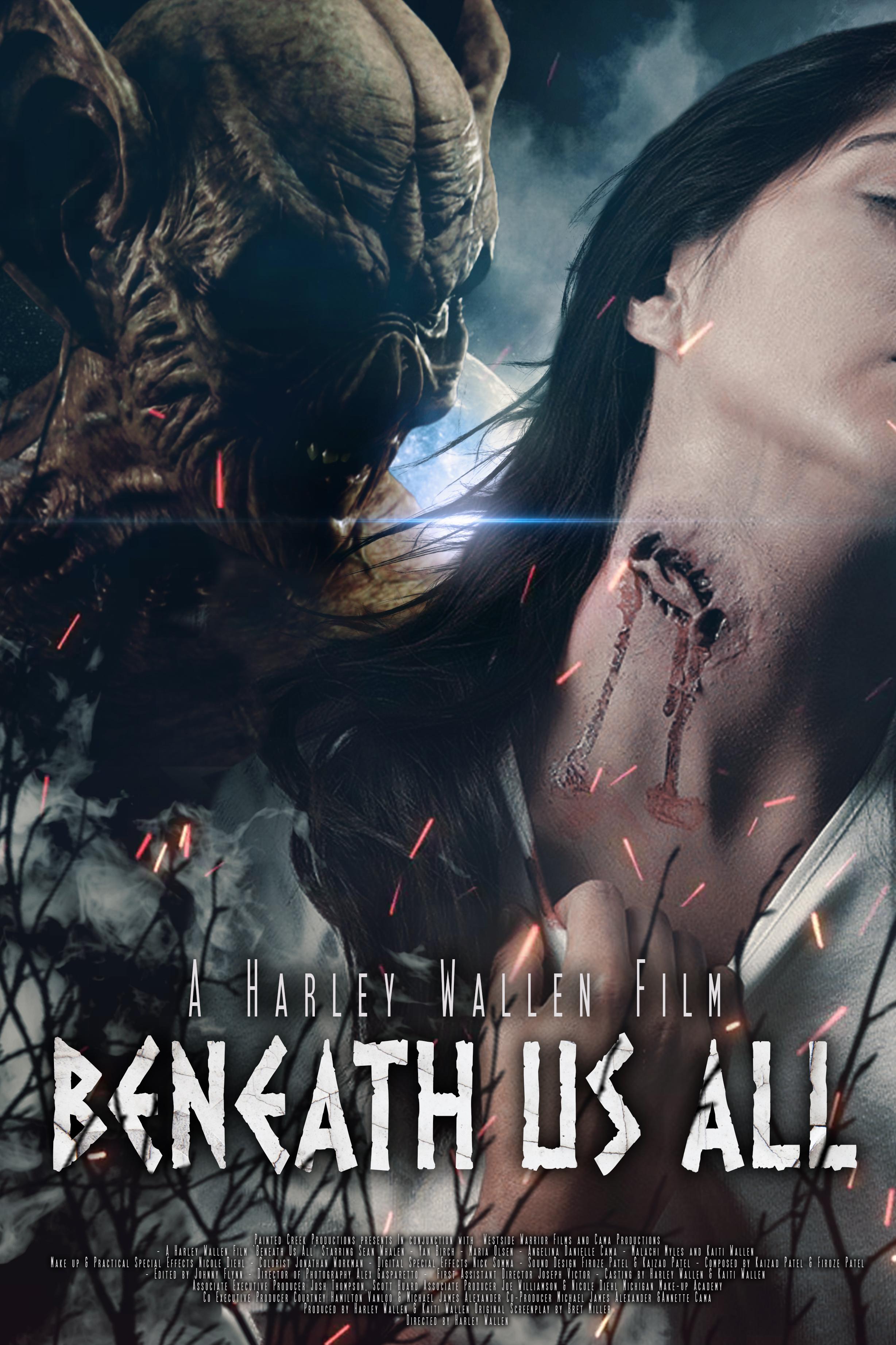 Kaiti Wallen and Angelina Danielle Cama in Beneath Us All (2023)