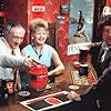 Jack Douglas, Sidney James, and Joan Sims in Carry on Abroad (1972)