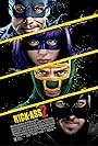 Jim Carrey, Aaron Taylor-Johnson, Chloë Grace Moretz, and Christopher Mintz-Plasse in Kick-Ass 2 (2013)