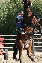 Lisa on "Biscuit" movie horse.