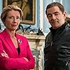 Rowan Atkinson and Emma Thompson in Johnny English Strikes Again (2018)