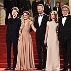 Gabriel Byrne, Isabelle Huppert, Joachim Trier, Rachel Brosnahan, and Devin Druid at an event for Louder Than Bombs (2015)