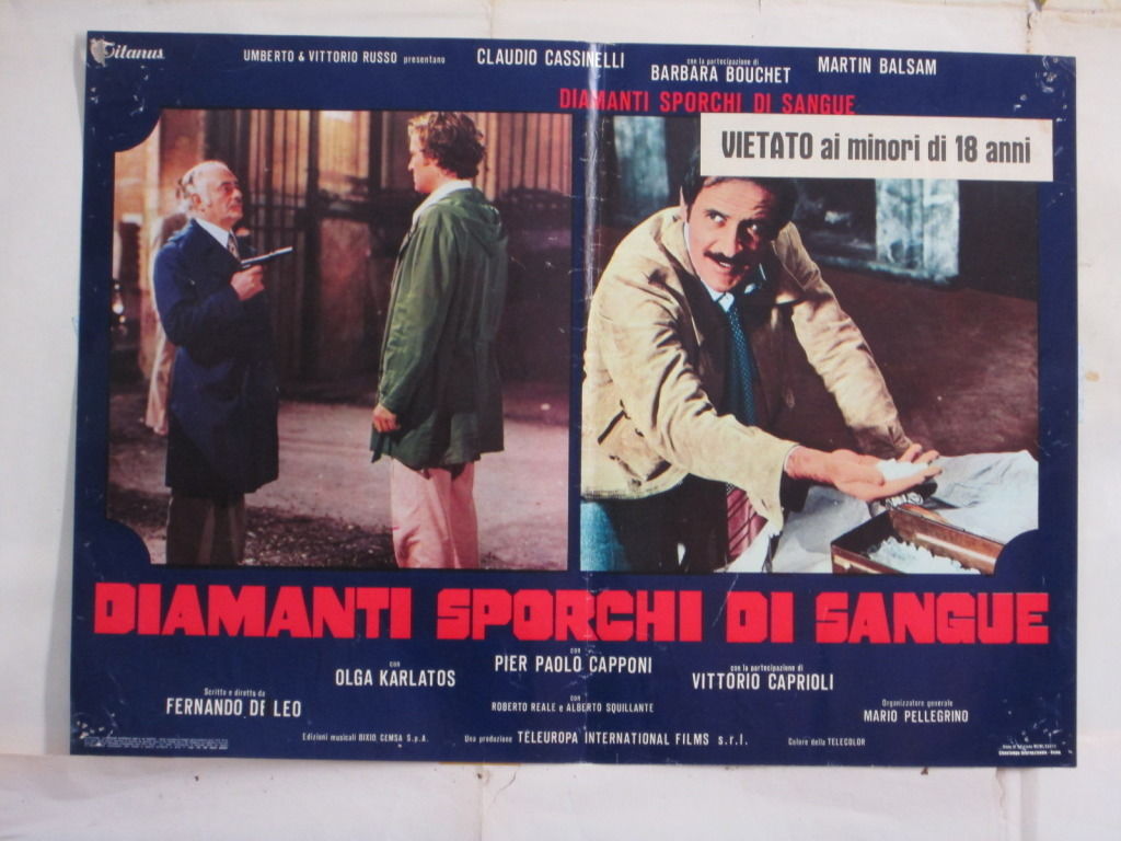 Martin Balsam, Pier Paolo Capponi, and Claudio Cassinelli in Diamanti sporchi di sangue (1977)