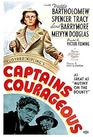 Spencer Tracy, Lionel Barrymore, and Freddie Bartholomew in Captains Courageous (1937)