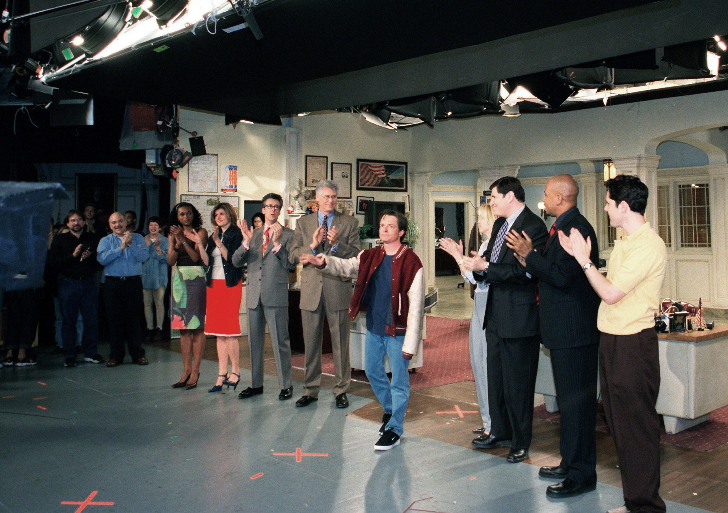 Michael J. Fox, Heather Locklear, Barry Bostwick, Alan Ruck, Michael Boatman, Connie Britton, Victoria Dillard, Alexander Chaplin, Richard Kind, Winston, Mayor, and Carter at an event for The Commitments (1991)