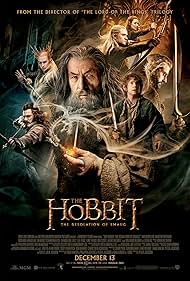 Ian McKellen, Richard Armitage, Orlando Bloom, Martin Freeman, Lee Pace, Benedict Cumberbatch, Evangeline Lilly, and Luke Evans in The Hobbit: The Desolation of Smaug Extended Edition (2013)