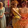 Holliday Grainger, Sophie McShera, and Lily James in Cinderella (2015)