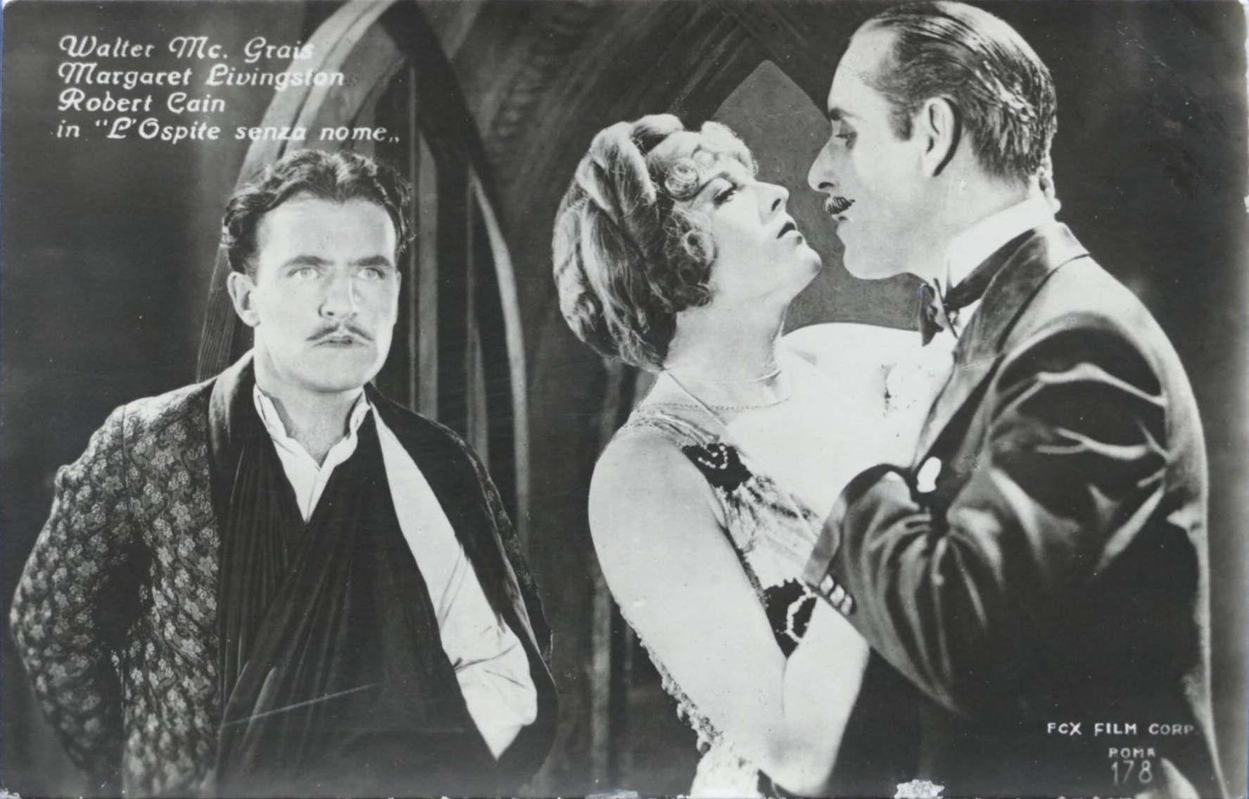 Robert Cain, Margaret Livingston, and Walter McGrail in When the Door Opened (1925)