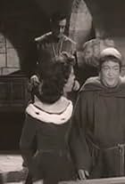 Patricia Driscoll, Alexander Gauge, and Richard Greene in The Adventures of Robin Hood (1955)