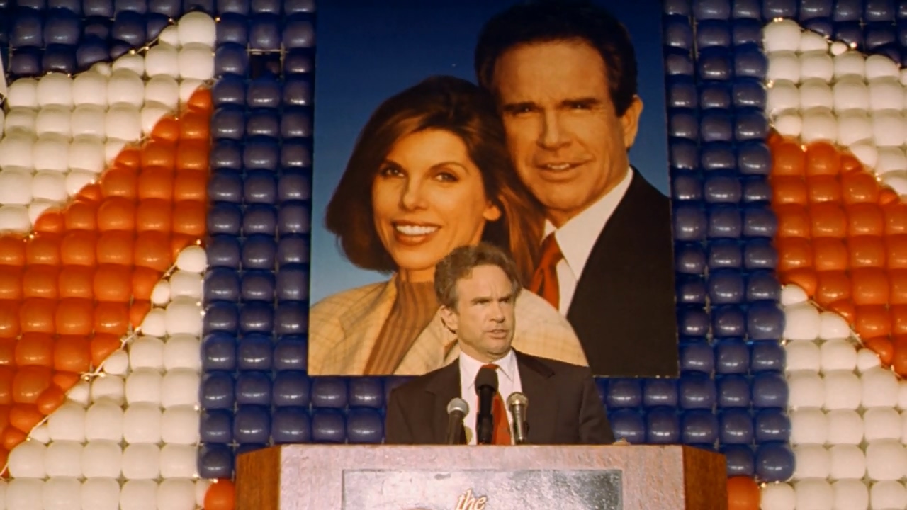 Warren Beatty and Christine Baranski in Bulworth (1998)