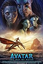 Zoe Saldana, Sam Worthington, Bailey Bass, and Jamie Flatters in Avatar: The Way of Water (2022)