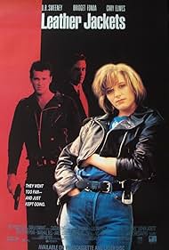 Cary Elwes, Bridget Fonda, and D.B. Sweeney in Leather Jackets (1991)