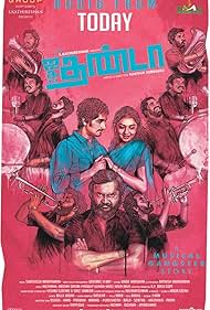 Siddharth, Lakshmi Menon, and Bobby Simha in Jigarthanda (2014)