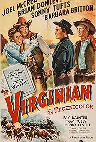 Brian Donlevy, Barbara Britton, Joel McCrea, and Sonny Tufts in The Virginian (1946)