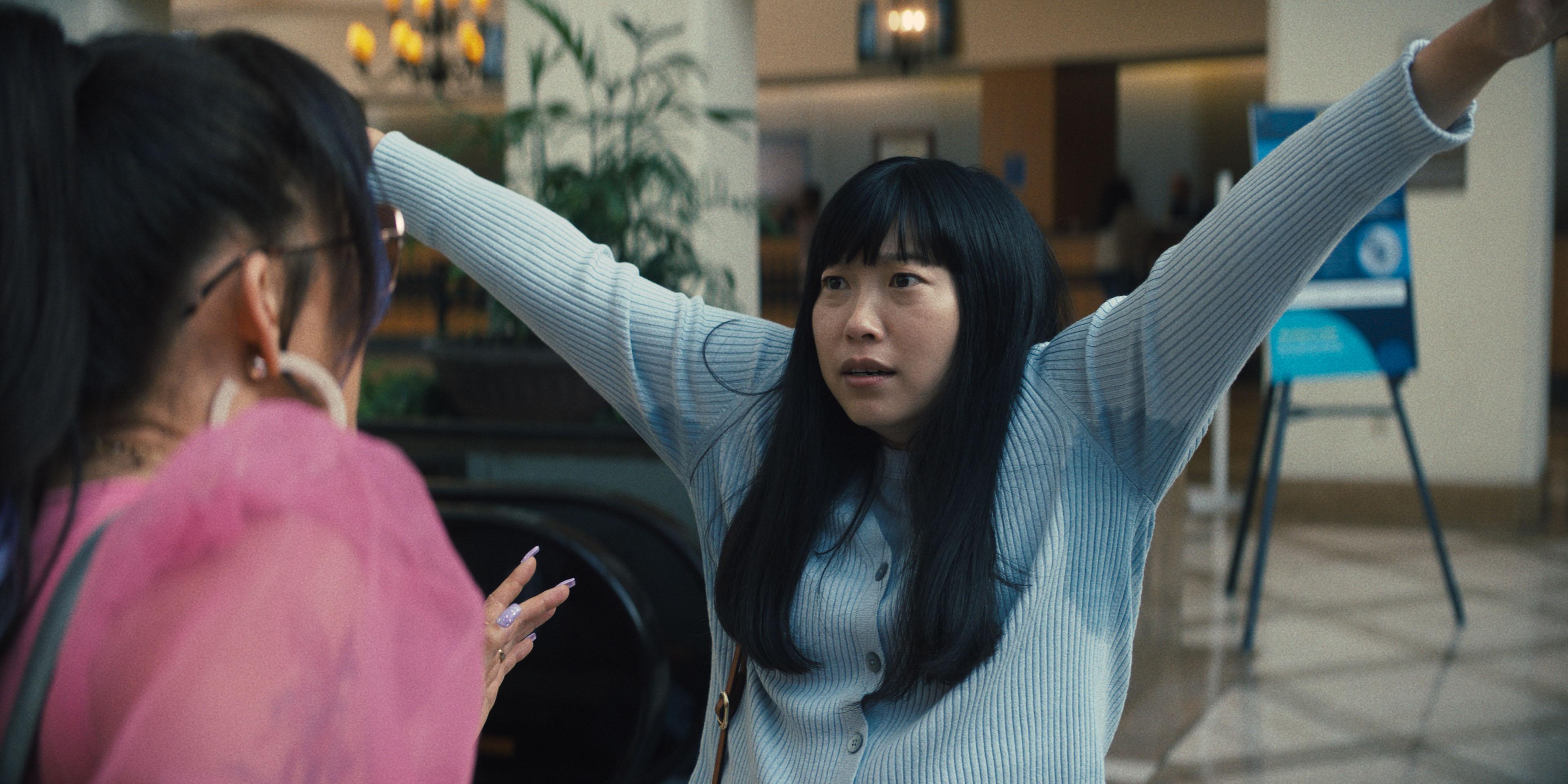 Sandra Oh and Awkwafina in Quiz Lady (2023)