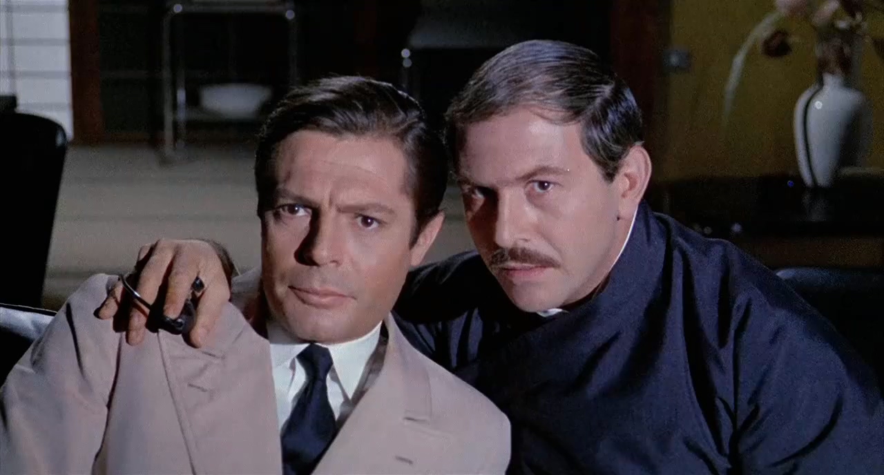 Marcello Mastroianni and Enrico Maria Salerno in Casanova '70 (1965)