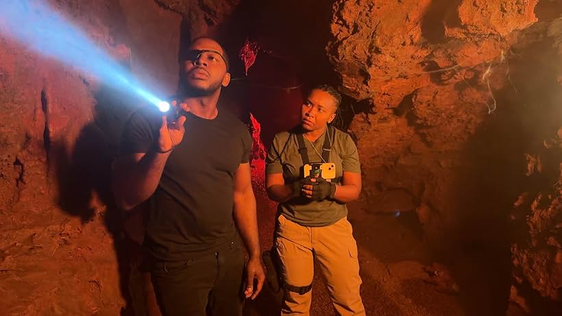 Kayla Mychell Jordan and Shawntae Hughes in Adze the African Vampire (2024)