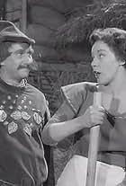 Donald Pleasence and Betty Impey in The Adventures of Robin Hood (1955)