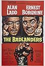 Alan Ladd, Ernest Borgnine, Katy Jurado, and Claire Kelly in The Badlanders (1958)