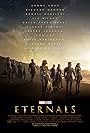 Salma Hayek, Angelina Jolie, Richard Madden, Gemma Chan, Ma Dong-seok, Brian Tyree Henry, Kit Harington, Kumail Nanjiani, Lauren Ridloff, Barry Keoghan, and Lia McHugh in Eternals (2021)