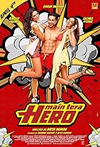 Ileana D'Cruz, Varun Dhawan, and Nargis Fakhri in Main Tera Hero (2014)