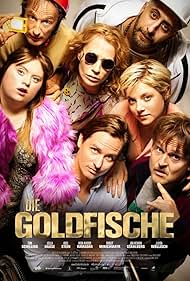 Birgit Minichmayr, Tom Schilling, Axel Stein, Jan Henrik Stahlberg, Kida Khodr Ramadan, Jella Haase, and Luisa Wöllisch in Die Goldfische (2019)