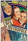 Tyrone Power, Adolphe Menjou, and Loretta Young in Café Metropole (1937)