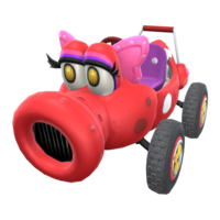 Red Turbo Birdo from Mario Kart Tour