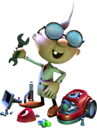 Artwork of Professor E. Gadd from Luigi's Mansion 2 HD