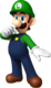 Artwork of Luigi in Mario Party: Island Tour (also used in Mario Kart Tour)