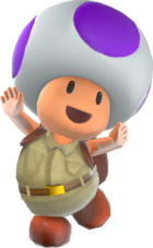 Rendered Model of Mailtoad in Super Mario Odyssey.