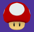 This unused model of a Super Mushroom would have been used as Life Mushroom,[25] The unused model can be seen in the E3 Demo</ref> but was replaced for unknown reasons