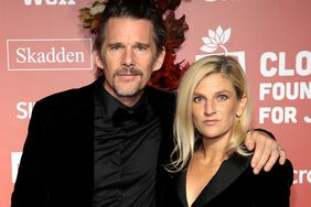 Ethan Hawke and Ryan Shawhughes attend the Clooney Foundation For Justice Inaugural Albie Awards at New York Public Library on September 29, 2022 in New York City