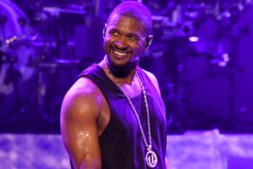 Usher performs onstage during Day 2 of the 2024 ESSENCE Festival of Culture presented by Coca-Cola at Caesars Superdome on July 06, 2024 in New Orleans, Louisiana. 