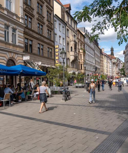 München kerülete, ahol a vendégek szívesen szállnak meg.