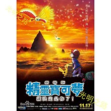 盒裝全新DVD 寵物小精靈劇場版 精靈寶可夢-就決定是你了 單碟DVD光碟 光明之路