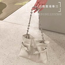 Sample sell 預購 新款燙金LOGO 迷你款 海鹽白�� 全新正品 Loewe 雲朵包 福袋包 A411FC2X73 Mini Flamenco