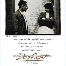 歐美影片  春色一籮筐 Dogfight (1991) 愛情戰爭電影DVD光碟清晰 全新簡裝 DVD 光明之路